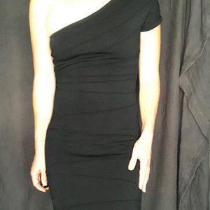 TIght Black Stretchy Party Dress
